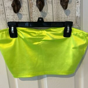 Neon green crop top